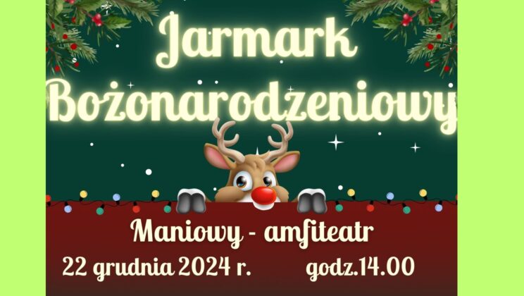 Maniowy zapraszają na Jarmark Bożonarodzeniowy